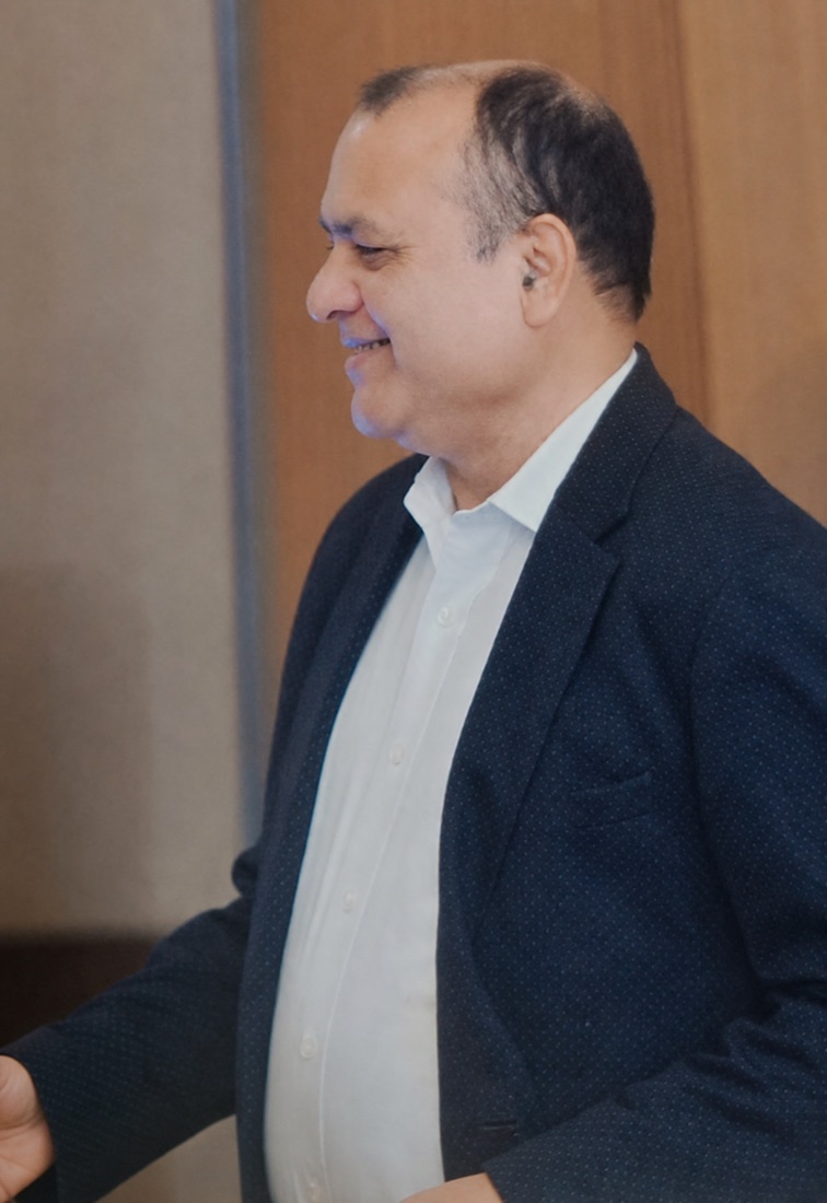 Naveen Kumar at a conference